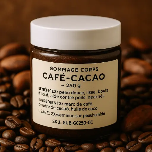 [GUB-GC250-CC] Gommage Corps Café-Cacao — 250 g